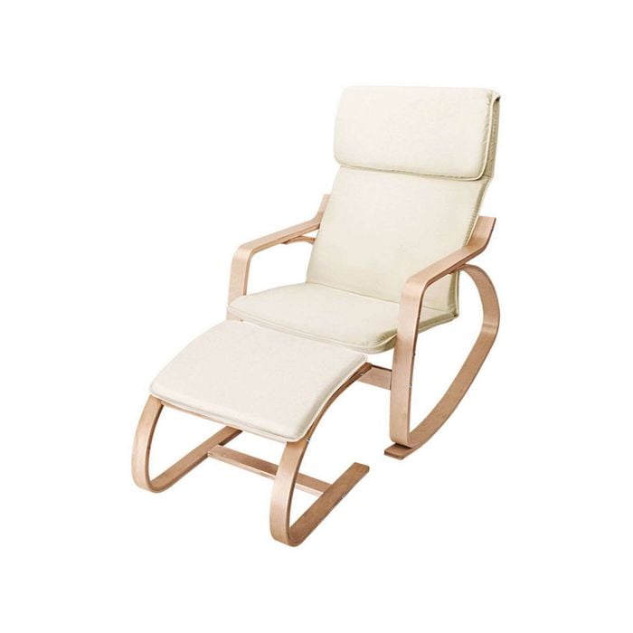 Artiss Bentwood Rocking Armchair Ottoman