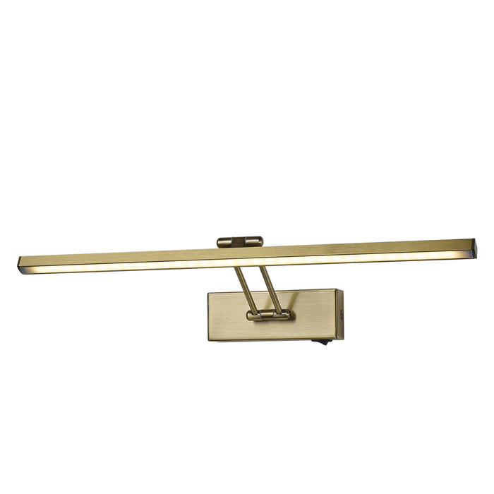 CLA Lighting Vanidad Tri-CCT Dimmable Wall Light Antique Brass IP44