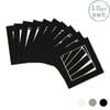 10x Picture Photo Mounts - To Fit Frame Size 6 X 6" For Image Size 4 X 4"
