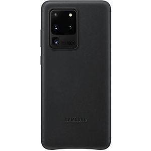 Samsung Galaxy S20 Ultra Leather Cover - Black
