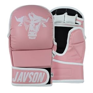 Javson MMA Shooter Grappling Gloves Pink / White - S/M