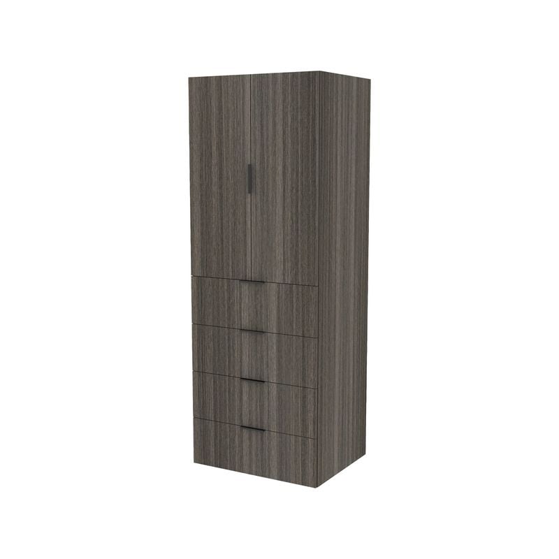 Lugna 2048 x 750 x 580mm Storm Hanging 4 Drawers Double Door Storage Cabinet
