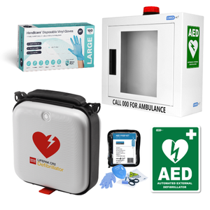 LIFEPAK CR2 Fully-Automatic Defib - Alarmed Cabinet Bundle