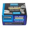 Titan 32 x 2.7mm Hot Dipped Galvanised Collated Coil Nail - 400 Pack
