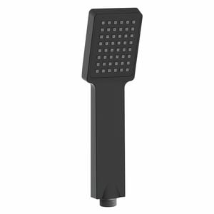 Mondella Matte Black Rococo 1 Function Shower Hand Piece - Suitable For Unequal/Mains Pressure