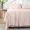 LINENOVA 100% Organic Bamboo Sheet Set-Champange King Single