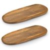 2PK Jamie Oliver Big Love Mango Wood Board Platter 57x25cm - Brown