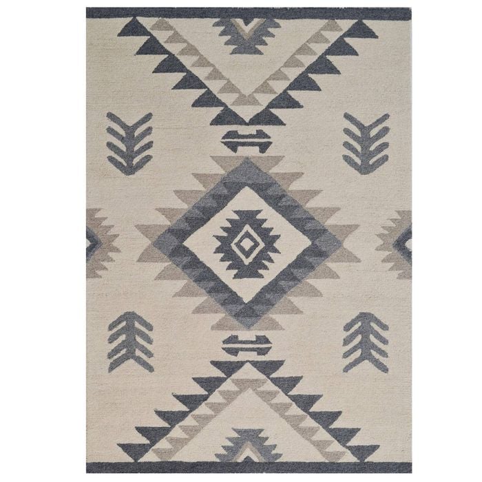 Modern Handmade Wool Rug-Moroccan 6400-Natural-160x230cm