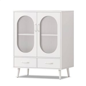 ALFORDSON Buffet Sideboard White 100cm