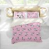 3D Cartoon Panda Pink Quilt Cover Set Bedding Set Pillowcases 98