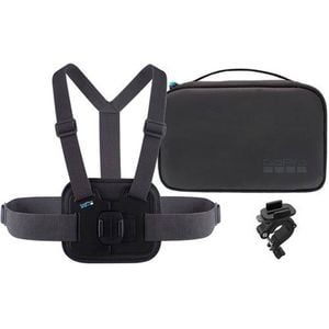 Gopro Sports Kit - Chesty + Handlebar / Seatpost / Pole Mount + Camera Case