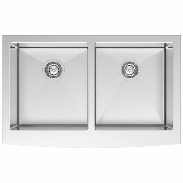 Mondella Stainless Steel Double Bowl Farmhouse Sink