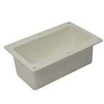 Icon Plastics 100 x 50mm 3m Rectangular PVC Downpipe