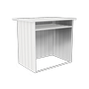Absco Sheds 1.22m x 0.87m x 1.15m Surfmist Wood Store Cover