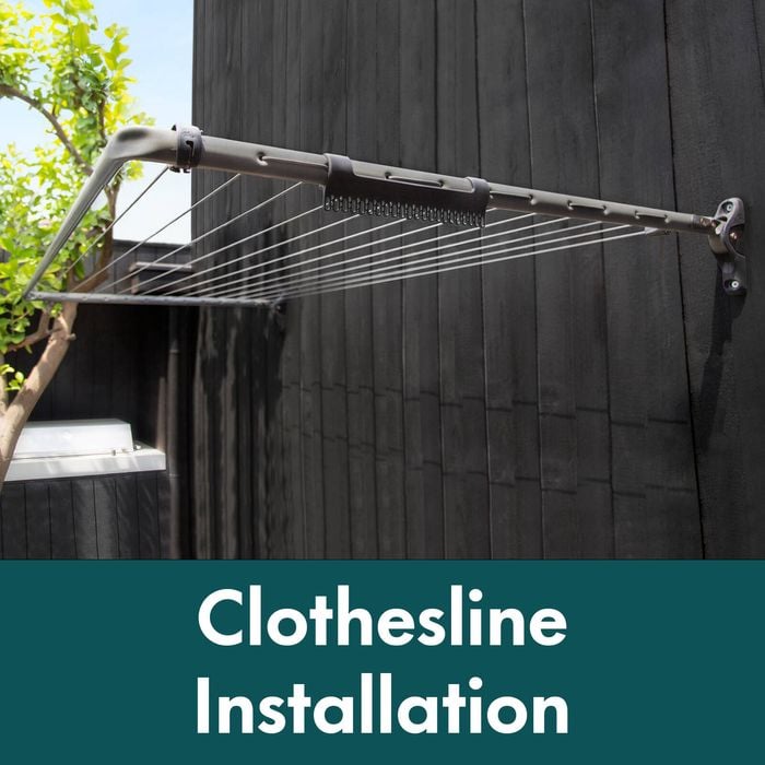 Clothesline Wall Mount Installation