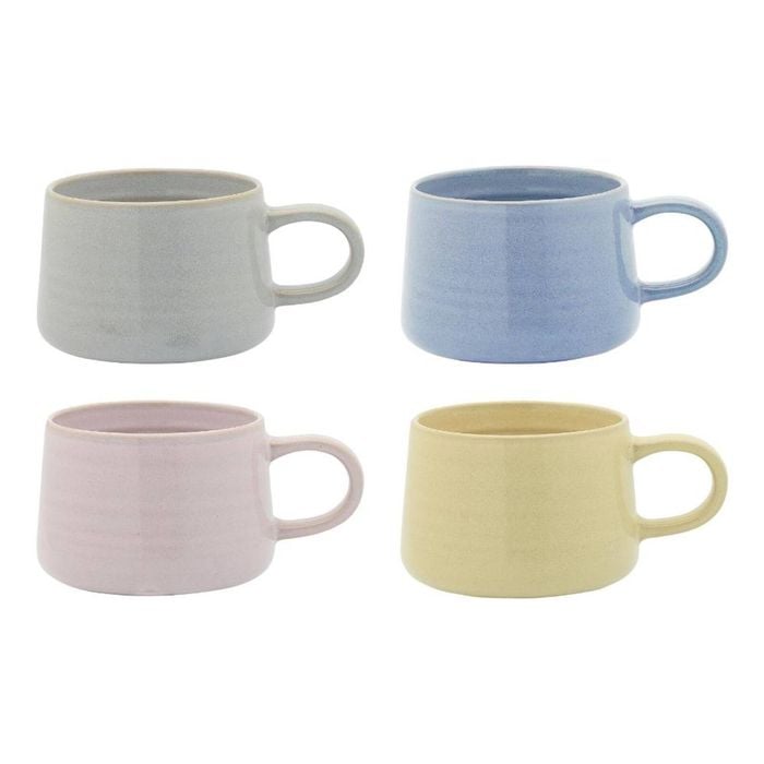 Ecology Ottawa Set Of 4 Mugs 365ml Assorted