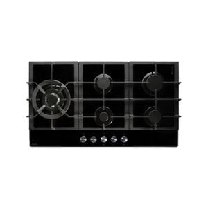 Esatto 90cm Gas On Glass Cooktop With Wok
