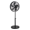 Click 40cm Matte Black Drum Pedestal Fan