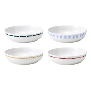 Porto Valentina Set Of 4 Dinner Bowls 21.5cm