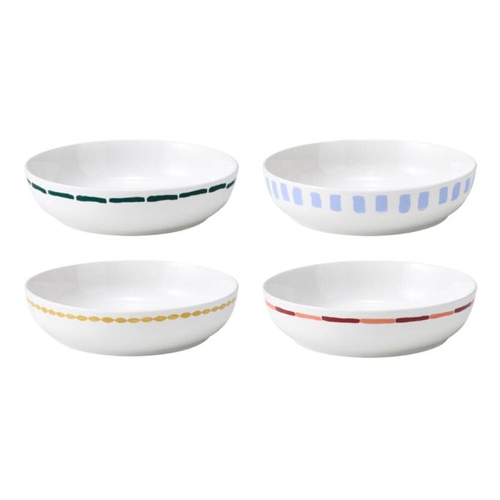 Porto Valentina Set Of 4 Dinner Bowls 21.5cm