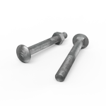 ZENITH M10 x 90mm Hot Dip Galvanised Cup Head Bolts & Nuts