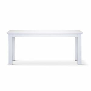 Laelia Dining Table 180cm Solid Acacia Timber Wood Coastal Furniture - White