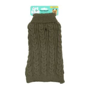Art & Bob 30cm Moss Small Knitted Dog Jumper