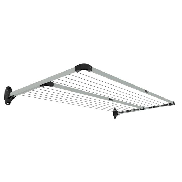 Daytek Twin Fold Down Clothesline - Light Grey