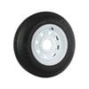 Sunrise Trailer 14" Wheels Rim And Tyre Fitted - Landcruiser 6 Stud, 185r14lt - White - Wrtlc14p185