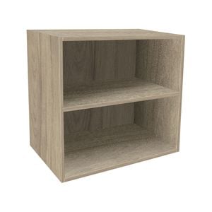 Kaboodle 200-299mm Maplenut Customisable Deep Open Med Wall Shelf
