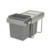 Kaboodle 2 x 20L Kitchen Soft Close Waste Bin