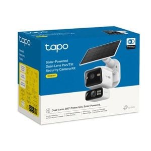 Tp-link Tc93d Kit Solar-powered Dual-lens Pan/tilt Security Camera Kit