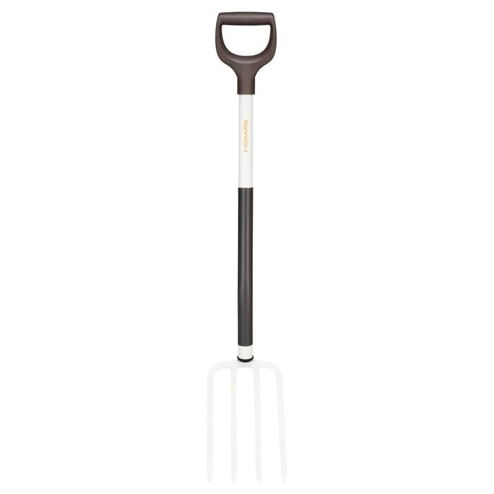 Fiskars White Digging Fork