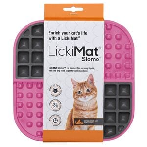 Lickimat 20cm Slomo Cat Food Server Pink