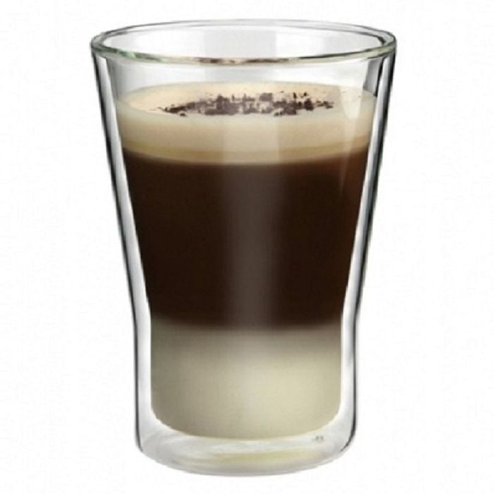 Dorf Double Wall Espresso Cups 250Ml Set Of 6