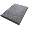EQUIPMED 60x85cm Non-Slip Indoor Rug Floor Mat Charcoal, Poly Fiber Cut Loop Pile, High Density Base, Anti-Trip Edging