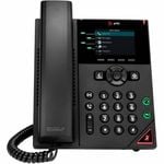 Poly VVX 250 IP Phone - Corded - Corded - Desktop, Wall Mountable - Black - VoIP - 7.1 cm (2.8")