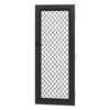 ProtectorAl 860 x 1980mm Black Fixed Grille Screen Door