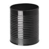 Olympia Table Tidy Cutlery Organizer Galvanised Steel Tin Can Design Black 110(h)x90(w)mm Commercial Kitchen Catering Storage