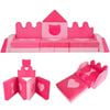 Costway 14pc Play Couch Kid Modular Foam Climbing Blocks Climb Crawl Sofa