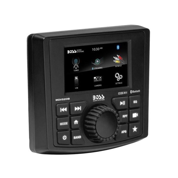 Boss Audio MGV520B Mechless Bluetooth Marine Media Player 60W x4