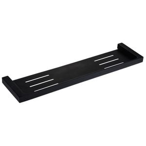 Mondella 450 x 110mm Matte Black Rumba Shower Shelf