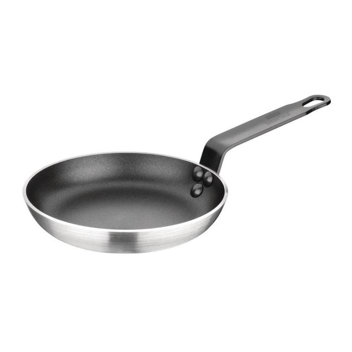 Nisbets Essentials Frying Pan Aluminium Non-stick Teflon 200mm Commercial Cookware