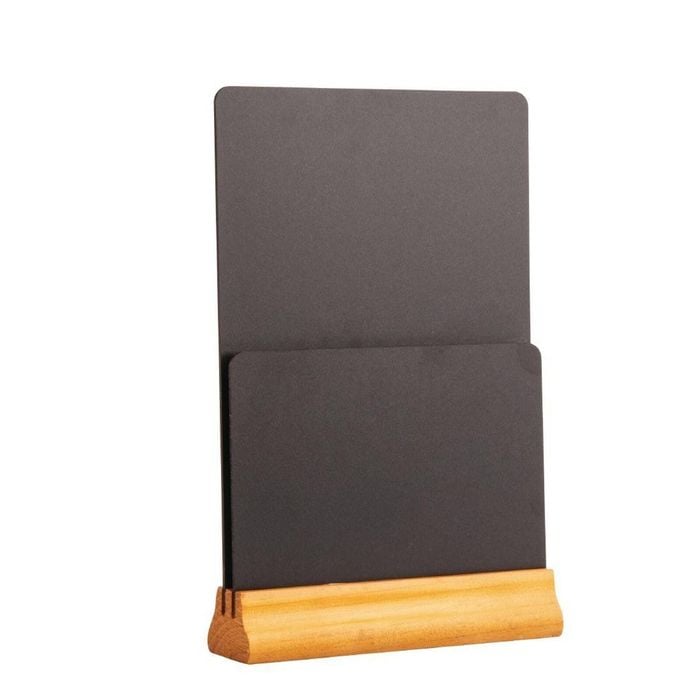 Olympia Tabletop Double Chalkboard Menu Holder Restaurant Cafe Display Signage