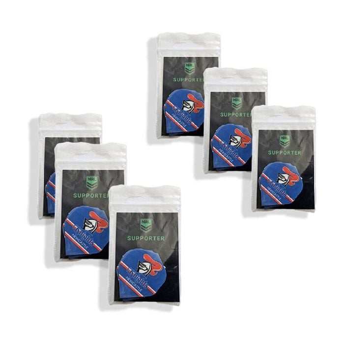 6x 3pc NRL Dart Flights Knights Newcastle Team Design Metronic Pack England Made