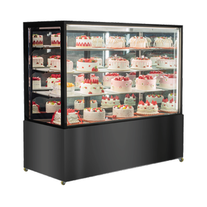 Exquisite Four Tiers Mirror Cake Display Refrigerators 1500mm Width