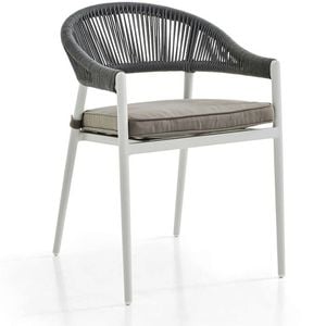 Outdoor Finley Aluminium Rope Stackable Chair