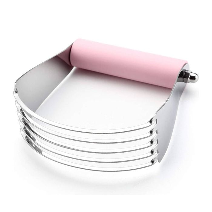 Catzon Dough Blender for Baking Heavy-Duty Stainless Steel-Pink