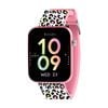 Tikkers Series 13 Leopard Print Silicone Strap Kids Smart Watch Pink