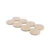 Surface Gard 38mm Beige Round Adhesive Felt - 8 Pack